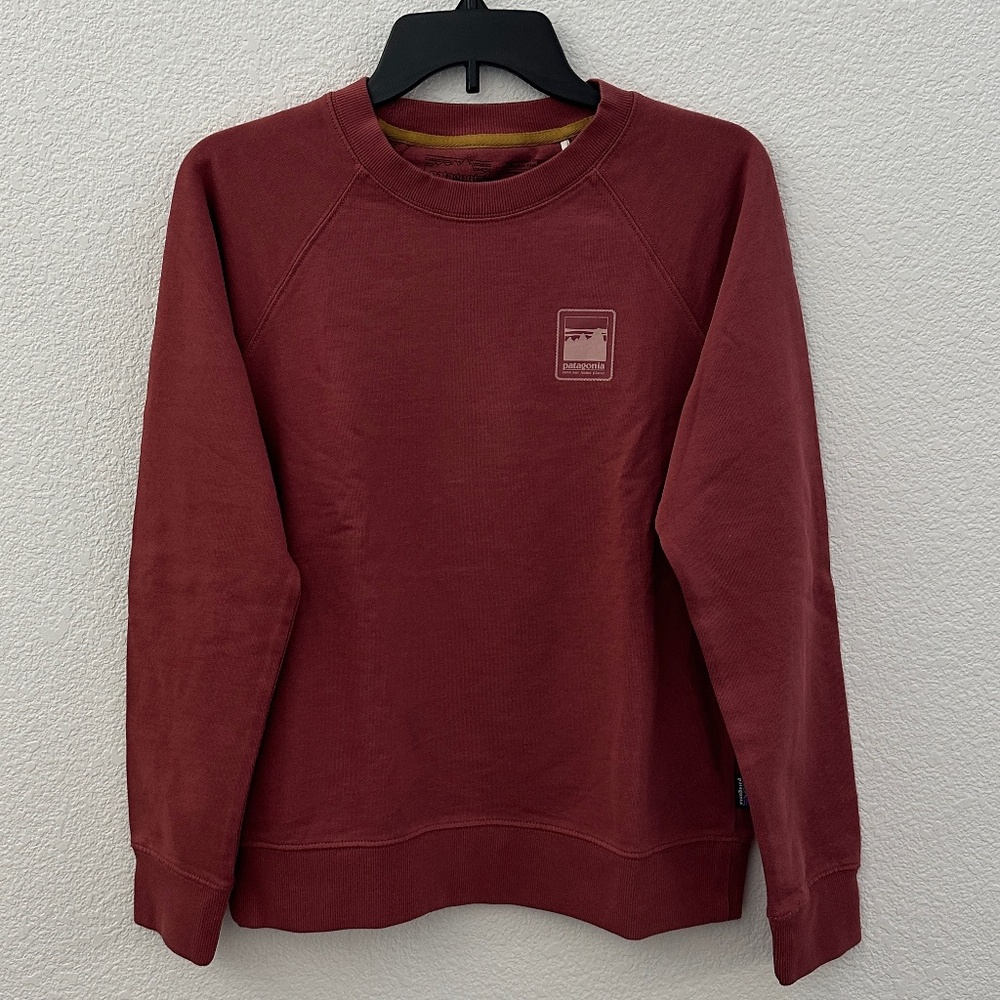 Patagonia Women's Regenerative Organic Cotton Crew Top Sweatshirt (Rosehip Pink)